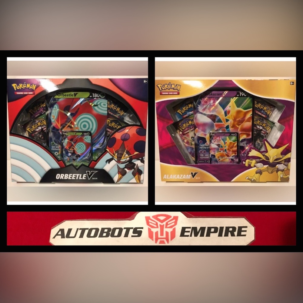 POKEMON ORBEETLE ALAKAZAM V SET TCG Cards Elite Pikachu Charizard Fates Ex base